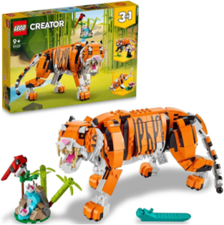 3 In 1 Majestic Tiger Animal Building Toy Toys LEGO Toys LEGO Creator Multi/mønstret LEGO*Betinget Tilbud