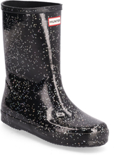 "Little Kids Original First Classic Giant Glitter Boot Shoes Rubberboots High Rubberboots Black Hunter"