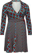 Dvf Dublin Wrap Dress Kort Klänning Multi/patterned Diane Von Furstenberg