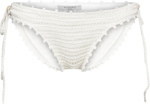 Ola Crochet Bikini Bottom Swimwear Bikinis Bikini Bottoms Side-tie Bikinis Hvit AllSaints*Betinget Tilbud