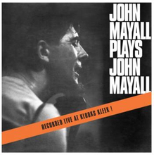 Mayall John: John Mayall plays John Mayall