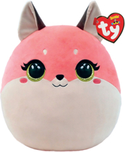 Ty Roxie - Pink Fox Squish 25Cm Toys Soft Toys Stuffed Animals Pink TY