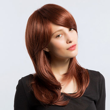 Medium Length Synthetic Wavy Hair Wig