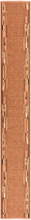 vidaXL Gångmatta brun 100x450 cm halkfri