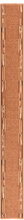 vidaXL Gångmatta brun 100x500 cm halkfri