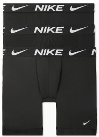 Nike 3P Everyday Essentials Micro Long Leg Boxer Schwarz Polyester Large Herren