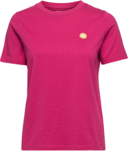 Mia T-Shirt Tops T-shirts & Tops Short-sleeved Pink Double A By Wood Wood