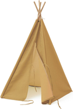 Tipi Tent Mini Yellow Home Kids Decor Play Tent Gul Kid's Concept*Betinget Tilbud