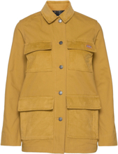 Reworked Chore Coat W Outerwear Jackets Utility Jackets Yellow Dickies