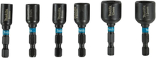 Makita Impact Black - Impact socket bit set - 6 delar - sex-stiftigt - 6 mm, 7 mm, 8 mm, 10 mm, 12 mm, 13 mm - hexagonalt - längd: 50 mm