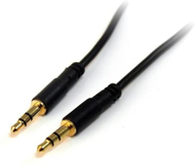 Lydjack-kabel (3,5 mm) Startech MU15MMS 4,6m Sort