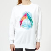 Aquaman Mera Beach Symbol Damen Sweatshirt - Weiß - XS