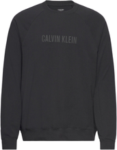L/S Sweatshirt Tops Sweatshirts & Hoodies Sweatshirts Black Calvin Klein