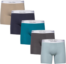 Boxer Brief 5Pk Underwear Boxer Shorts Grey Calvin Klein