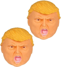 10x stuks donald Trump anti stressballen 8 cm
