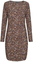Alma langärmliges Kleid - Leopard
