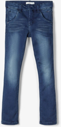 Stretchy x-Slim Fit Jeans - Dunkelblau Denim