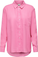Tokyo Leinen Hemd - Sachet Pink