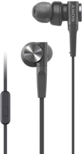 Sony: Headset MDR-XB55AP Svart Sladd in-ear mic