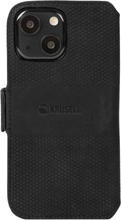 Krusell: Leather Phone Wallet iPhone 13 Svart