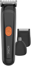 SOLAC Hair Clipper Multifunctional Pourpose Black IPX6