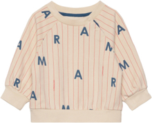 Theos B Tops Sweatshirts & Hoodies Sweatshirts Cream MarMar Copenhagen