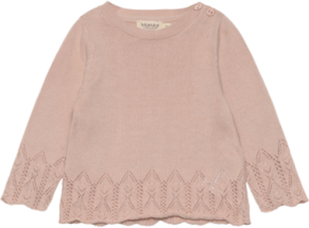 Tano B Tops Knitwear Pullovers Pink MarMar Copenhagen