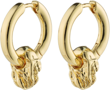 Sun Recycled Hoops Accessories Jewellery Earrings Hoops Gold Pilgrim