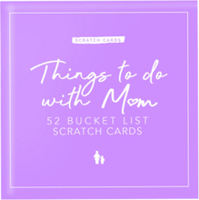 "Scratch Cards Things With Mum Home Decoration Puzzles & Games Games Purple Gift Republic"