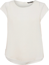 Onlvic S/S Solid Top Noos Ptm Tops Blouses Short-sleeved White ONLY