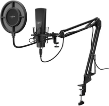 URAGE Mikrofon Stream 800 HD Studio Streaming Svart