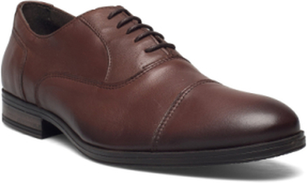 Jfwdonald Leather Cognac Noos Shoes Business Laced Shoes Brown Jack & J S