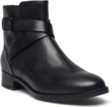 Hamble Buckle Shoes Boots Ankle Boots Ankle Boots Flat Heel Black Clarks