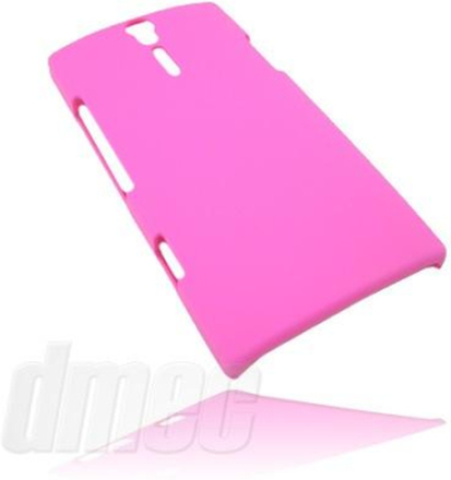 Design Hard Case gummiert für Sony Xperia S, pink