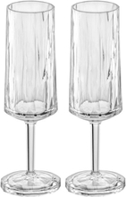CLUB NO. 14 Champagneglas, plastglas / superglas 2-pack