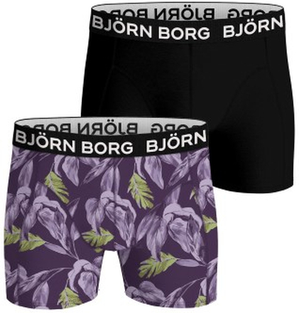 Bjorn Borg Bamboo Cotton Blend Boxer 2P Lila/Schwarz Large Herren