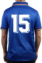 TOFFS - Italy Retro Football Shirt W.C. 1990 + Number 15 (R. Baggio)