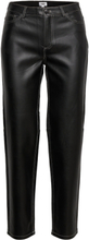 Ria Trousers Trousers Leather Leggings/Bukser Svart Twist & Tango*Betinget Tilbud