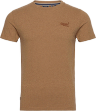 Vintage Logo Emb Tee T-shirts Short-sleeved Brun Superdry*Betinget Tilbud