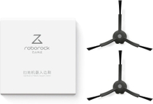 Roborock Sidoborste Vinyl Roborock, 2-pack svart 6970995780208 Replace: N/A