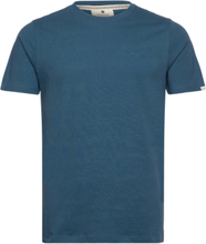 "Akrod S/S Tee Noos - Gots T-shirt Blue Anerkjendt"