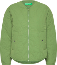 Jacket Quiltet Jakke Green United Colors Of Benetton