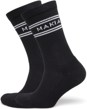 Stripe Socks Underwear Socks Regular Socks Black Makia