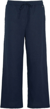 Barbour Christie Trous Trousers Linen Trousers Navy Barbour