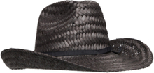 Houston Straw Cowboy Accessories Headwear Straw Hats Black Brixton