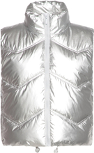 Fqolga-Waistcoat Vests Padded Vests Silver FREE/QUENT