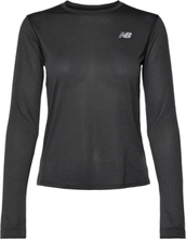 Athletics Long Sleeve Sport T-shirts & Tops Long-sleeved Black New Balance
