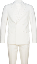 Plain Db Mens Suit - Normal Lenght Habit White Lindbergh