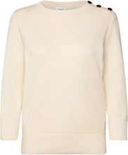 Pullover 3/4 Sleeve Tops Knitwear Jumpers Cream Gerry Weber Edition
