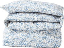 Blue Floral Printed Cotton Sateen Bed Set Home Textiles Bedtextiles Bed Sets Blue Lexington Home